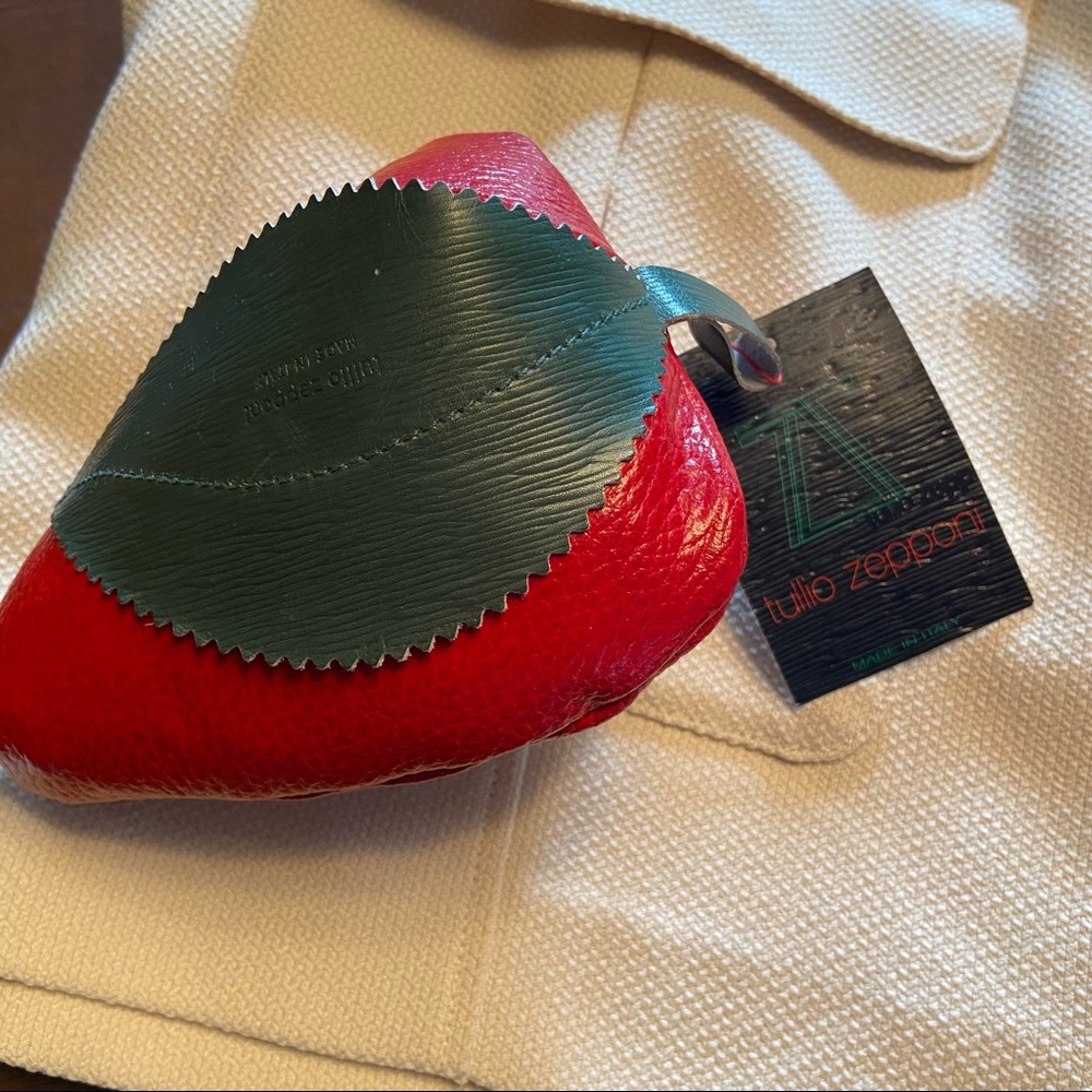 tulio zepponi strawberry bag in Fragola (red). NWT